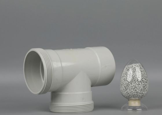 PVC Compound Granule White Hard Rigid Upvc PVC Raw Material For Bend Pipe Fitting  PVC Granules For Upvc Pipe Fittings