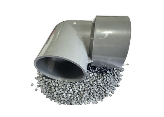 UPVC Compound Granules For Injection Pipe Fittings Excellent Impact UV Resistance High Gloss UPVC Granules For Water Pipe Fittings