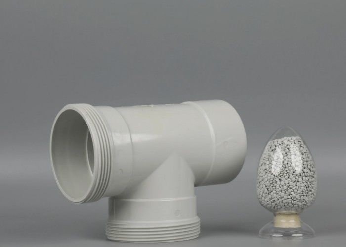 PVC Compound Granule White Hard Rigid Upvc PVC Raw Material For Bend Pipe Fitting  PVC Granules For Upvc Pipe Fittings
