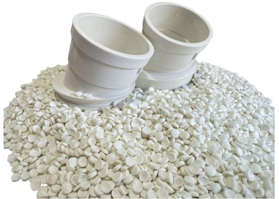 Festgefeste PVC-Upvc-Verbundgranulate Partikel Getreide Harzpellets für Flanschverbindungsanlage ANSI SCH80 Standard PVC CPVC Integralflansch PVC Rohrbelag Cpvc Blindflansch